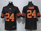 Nike Cleveland Browns 24 Chubb Navy Pick Color Rush Limited Jersey,baseball caps,new era cap wholesale,wholesale hats